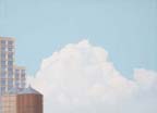 John Button painting of New Your Ciy buildings and skyline